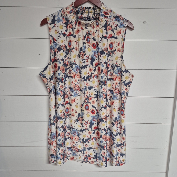 Cato Tops - Cato Floral Sleeveless Blouse 18/20